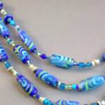 Ocean waves necklace
