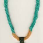 Turquoise cabuchon necklace